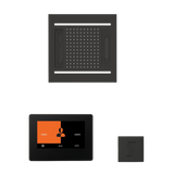 ThermaSol WH14STP7S Wellness Steam Package - HydroVive 14 Rainhead + ThermaTouch2 7" Black Trim Control + SteamVection Square Steam Head ThermaSol