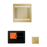 ThermaSol WH14STP7S Wellness Steam Package - HydroVive 14 Rainhead + ThermaTouch2 7" Black Trim Control + SteamVection Square Steam Head ThermaSol