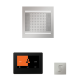 ThermaSol WH14STP7S Wellness Steam Package - HydroVive 14 Rainhead + ThermaTouch2 7" Black Trim Control + SteamVection Square Steam Head ThermaSol