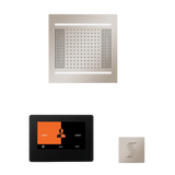 ThermaSol WH14STP7S Wellness Steam Package - HydroVive 14 Rainhead + ThermaTouch2 7" Black Trim Control + SteamVection Square Steam Head ThermaSol