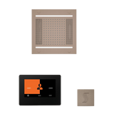 ThermaSol WH14STP7S Wellness Steam Package - HydroVive 14 Rainhead + ThermaTouch2 7" Black Trim Control + SteamVection Square Steam Head ThermaSol