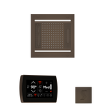 ThermaSol WH14STPSR Wellness Steam Package - HydroVive 14 Rainhead + SignaTouch Wall Mount Control + SteamVection Square Steam Head ThermaSol