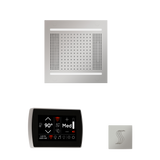 ThermaSol WH14STPSR Wellness Steam Package - HydroVive 14 Rainhead + SignaTouch Wall Mount Control + SteamVection Square Steam Head ThermaSol