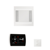 ThermaSol WH14STPSR Wellness Steam Package - HydroVive 14 Rainhead + SignaTouch Wall Mount Control + SteamVection Square Steam Head ThermaSol