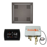 ThermaSol WHSPSS Wellness Shower Package - HydroVive 18 Rainhead + SignaTouch Recessed Black Trim&nbsp;Control + Digital Shower Valve ThermaSol