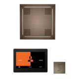 ThermaSol WHSTP10S Wellness Steam Package - HydroVive 18 Rainhead + ThermaTouch2 10" Control + SteamVection Square Steam Head ThermaSol