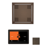 ThermaSol WHSTP10S Wellness Steam Package - HydroVive 18 Rainhead + ThermaTouch2 10" Control + SteamVection Square Steam Head ThermaSol
