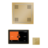 ThermaSol WHSTP10S Wellness Steam Package - HydroVive 18 Rainhead + ThermaTouch2 10" Control + SteamVection Square Steam Head ThermaSol