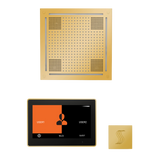 ThermaSol WHSTP10S Wellness Steam Package - HydroVive 18 Rainhead + ThermaTouch2 10" Control + SteamVection Square Steam Head ThermaSol