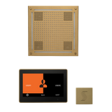 ThermaSol WHSTP10S Wellness Steam Package - HydroVive 18 Rainhead + ThermaTouch2 10" Control + SteamVection Square Steam Head ThermaSol