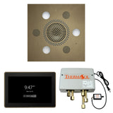 ThermaSol WSP15S Wellness Shower Package - Serenity Advanced Square Rainhead + ThermaTouch2 15" Control + Digital Shower Valve ThermaSol