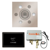ThermaSol WSP15S Wellness Shower Package - Serenity Advanced Square Rainhead + ThermaTouch2 15" Control + Digital Shower Valve ThermaSol