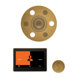 ThermaSol WSTP10R Wellness Steam Package - Serenity Advanced Round Rainhead + ThermaTouch2 10" Control + SteamVection Round Steam Head ThermaSol