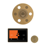 ThermaSol WSTP10R Wellness Steam Package - Serenity Advanced Round Rainhead + ThermaTouch2 10" Control + SteamVection Round Steam Head ThermaSol