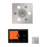 ThermaSol WSTP10S Wellness Steam Package - Serenity Advanced Square Rainhead + ThermaTouch2 10" Control + SteamVection Square Steam Head ThermaSol