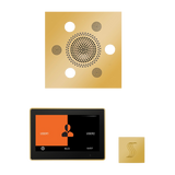 ThermaSol WSTP10S Wellness Steam Package - Serenity Advanced Square Rainhead + ThermaTouch2 10" Control + SteamVection Square Steam Head ThermaSol