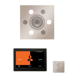 ThermaSol WSTP10S Wellness Steam Package - Serenity Advanced Square Rainhead + ThermaTouch2 10" Control + SteamVection Square Steam Head ThermaSol