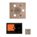 ThermaSol WSTP10S Wellness Steam Package - Serenity Advanced Square Rainhead + ThermaTouch2 10" Control + SteamVection Square Steam Head ThermaSol