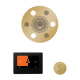 ThermaSol WSTP7R Wellness Steam Package - Serenity Advanced Round Rainhead + ThermaTouch2 7" Black Trim Control + SteamVection Round Steam Head ThermaSol