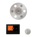 ThermaSol WSTP7R Wellness Steam Package - Serenity Advanced Round Rainhead + ThermaTouch2 7" Black Trim Control + SteamVection Round Steam Head ThermaSol