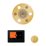 ThermaSol WSTP7R Wellness Steam Package - Serenity Advanced Round Rainhead + ThermaTouch2 7" Black Trim Control + SteamVection Round Steam Head ThermaSol