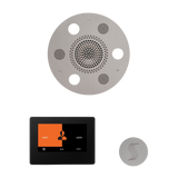 ThermaSol WSTP7R Wellness Steam Package - Serenity Advanced Round Rainhead + ThermaTouch2 7" Black Trim Control + SteamVection Round Steam Head ThermaSol