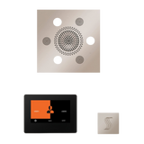 ThermaSol WSTP7S Wellness Steam Package - Serenity Advanced Square Rainhead + ThermaTouch2 7" Black Trim Control + SteamVection Square Steam Head ThermaSol