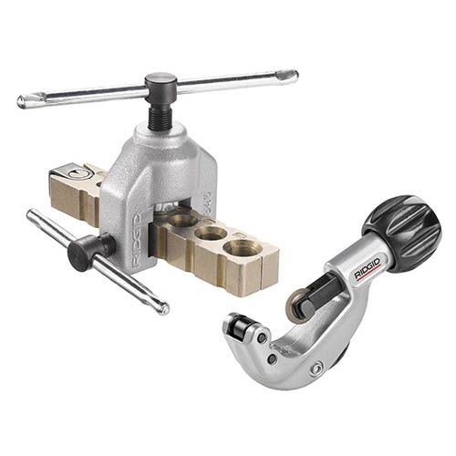 RIDGID 24797 345 Manual Flare Tool w/ 150 Tubing Cutter & Case Kit