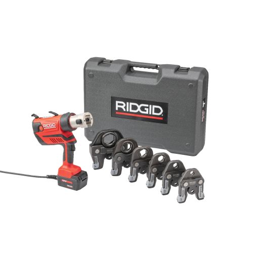 RIDGID 67068 RP-350 Corded Press Tool Kit with ProPress Jaws (1/2"-2")
