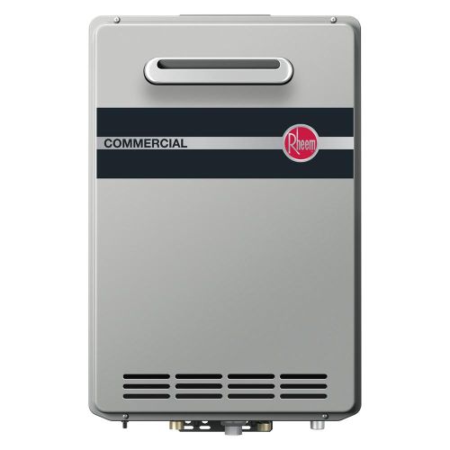 Rheem RTGH-CM95XLN Outdoor Natural Gas Condensing Tankless Water Heater w/ Built-In Manifold