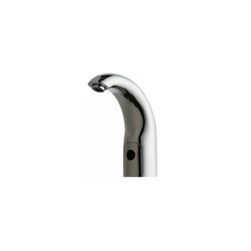 Chicago Faucets 116.102.AB.1 Universal Contemporary Electronic Lavatory Faucet with Dual Beam Infrared Sensor Polished Chrome - 