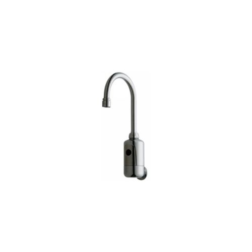 Chicago Faucets 116.104.AB.1 Universal Electronic Lavatory Faucet with Dual Beam Infrared Sensor Polished Chrome - 