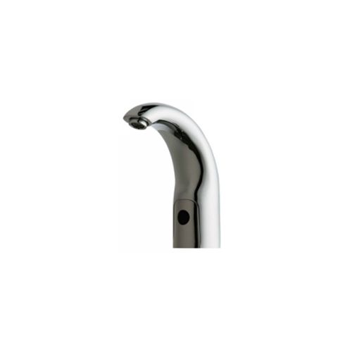 Chicago Faucets 116.112.AB.1 Universal Contemporary Electronic Lavatory Faucet with Dual Beam Infrared Sensor Polished Chrome - 