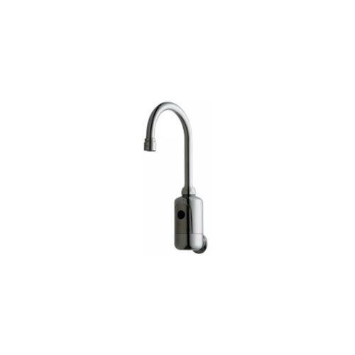 Chicago Faucets 116.204.AB.1 Universal Electronic Lavatory Faucet with Dual Beam Infrared Sensor Polished Chrome - 