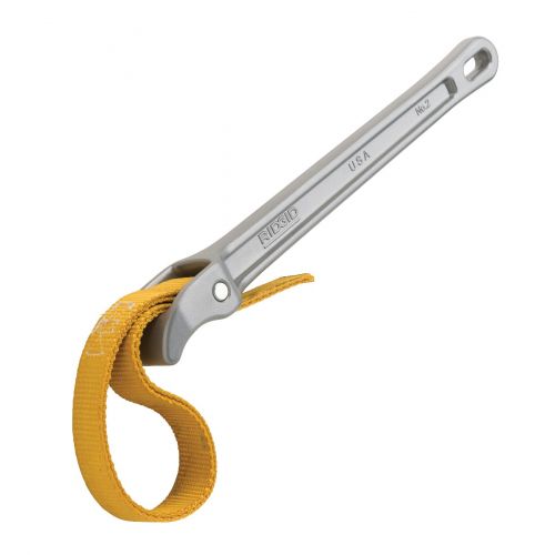 RIDGID 31355 #2 Aluminum Strap Wrench for Plastic (3-1/2"OD Capacity)