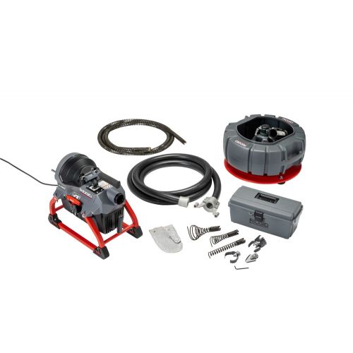 Ridgid 61693 K-5208 Sectional Drain Cleaner with Cables, Carrier, and Toolbox 