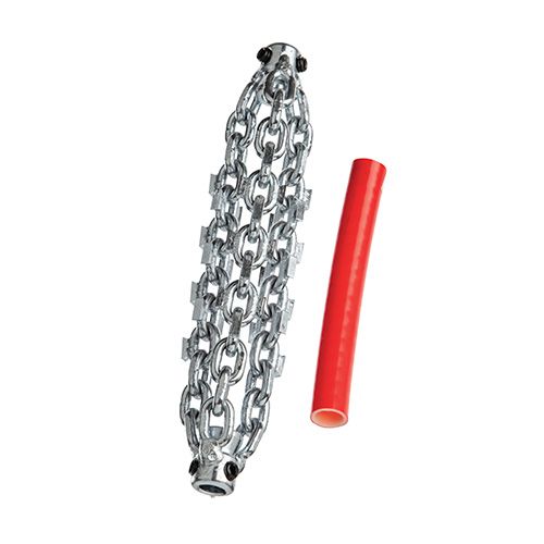 Ridgid 64313 FlexShaft Knocker 5/16" Cable 3 Chain Carbide Tip (3" Pipe)