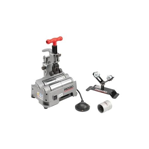 Ridgid 70418 Cutting Machine for Steel, SS, & Aluminum with PC-116 Stand, Reamer, & Spare Wheel