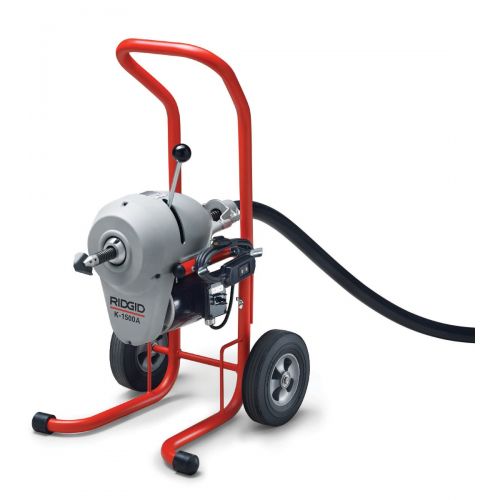 RIDGID 23692 K-1500A Sectional Drain Cleaner with Standard Equipment  (No Cables)