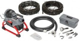 Ridgid 62378 K-5208 Sectional Drain Cleaner with Cables, Carriers, and Toolbox