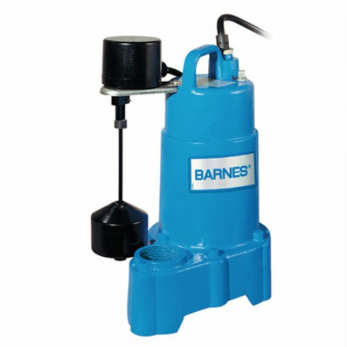 Barnes SP33VF 1/3 HP Sump Pump with Attched Vertical Float  (112551) 