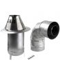 3/5 Cone Termination Vent Kit-2x6 Wall
